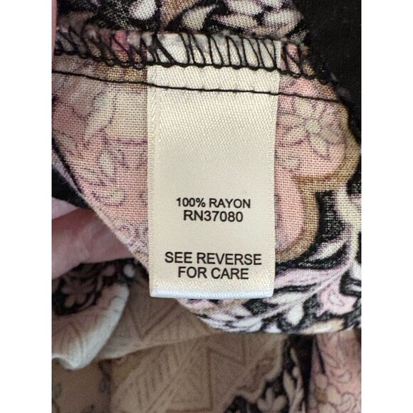 Cato Womans Size 18/20 Pullover Blouse Peasant Long Sleeve Boho Bohemian - Picture 10 of 11